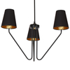 Milagro Żyrandol VICTORIA BLACK 3xE27 MLP4912 CZARNY