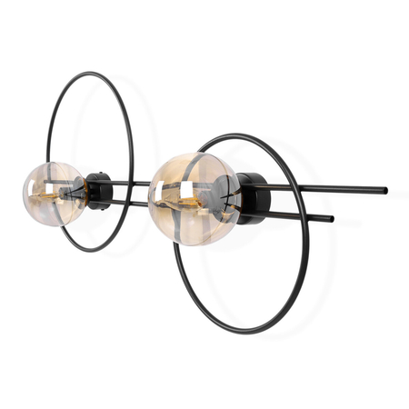 Kinkiet Kaja CORSA K-5347 bursztynowy, czarny