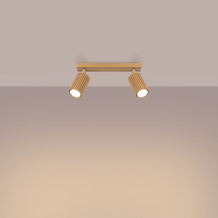 Sollux Lighting Plafon KARBON 2 złoty SL.1561