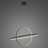 Lampa Ledowe Okręgi No.2 czarna 100cm 3k