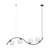 Lampa wisząca WAVE Zuma Line 5014 biały/czarny