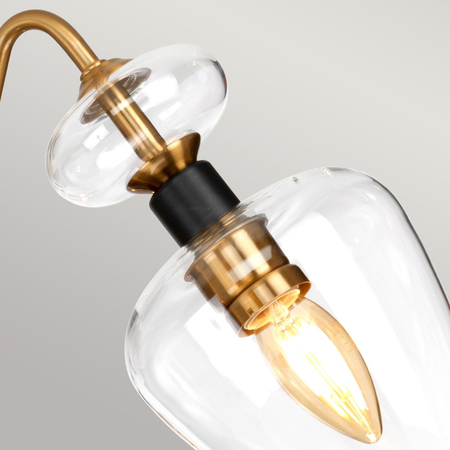 Lampa sufitowa Elstead Lighting Armand czarny/mosiądz DL-ARMAND-SF3-AB