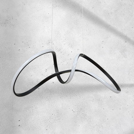 Milagro Lampa wisząca TESORO BLACK 48W LED ML7951 CZARNY