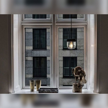 Lampa wisząca Umage 2081 Acorn Black Polished Steel