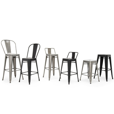 Krzesło barowe TOWER 76 (Paris) czarne