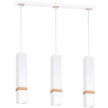 Milagro Lampa wisząca Vidar Biały 3xGU10 MLP5409 BIAŁY