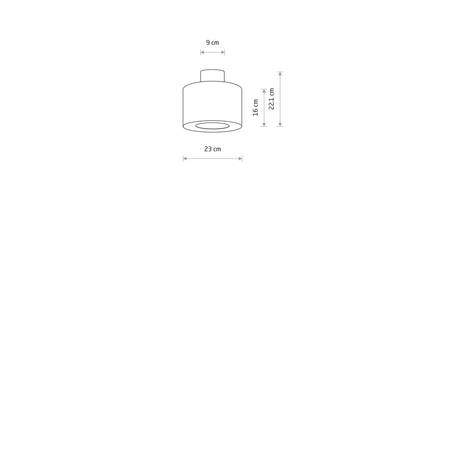 Lampa sufitowa Nowodvorski AMARELA 11657 Czarny melanż