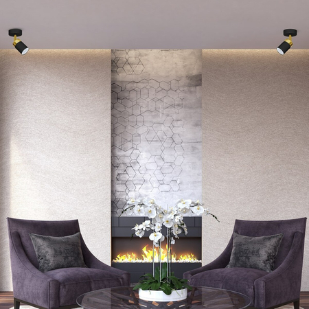 Milagro Kinkiet JOKER BLACK/GOLD 1xGU10 MLP6123 CZARNY / ZŁOTY