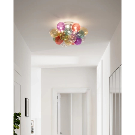 By Rydens Lampa sufitowa Gross Ø50 cm wielokolorowa 4202240-7000