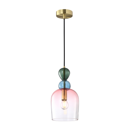 Lampa wisząca Italux Manso PND-37462B-MC-GD Piaskowany złoty z połyskiem