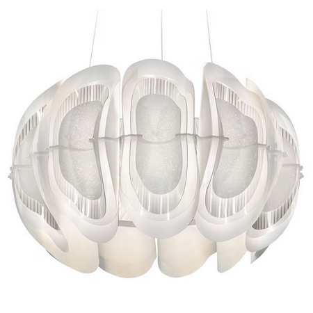 Lampa wisząca Slamp FIORDLYS - SILVER ROUND FRDSM00SLV01T00ROUEU srebrny