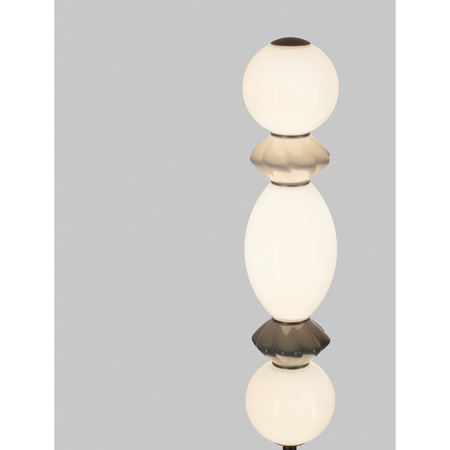 Lampa podłogowa Luces Exclusivas MONRETA LE45237 szary i odcienie szarości