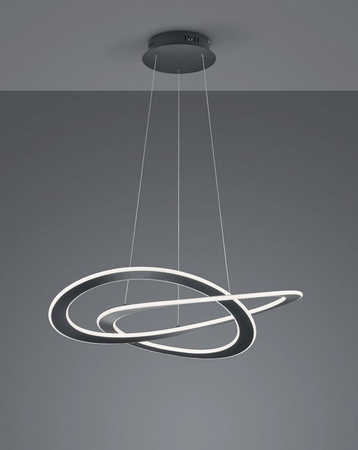 Lampa wisząca Trio 321710142 grafitowy
