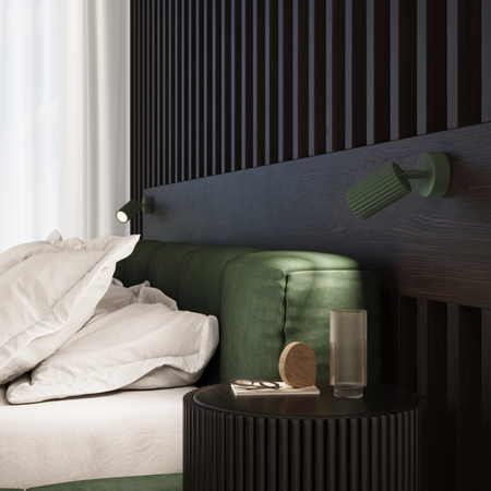 Sollux Lighting Plafon KARBON 20 zielony oliwkowy SL.1607