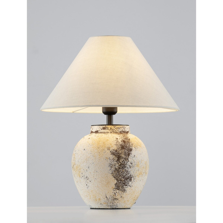 Lampa stołowa Luces Exclusivas BELUNCA LE45282 biały, czarny