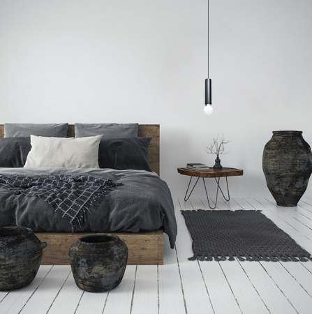 Lampa wisząca Italux Macera PND-33849-1-BK piaskowy czarny