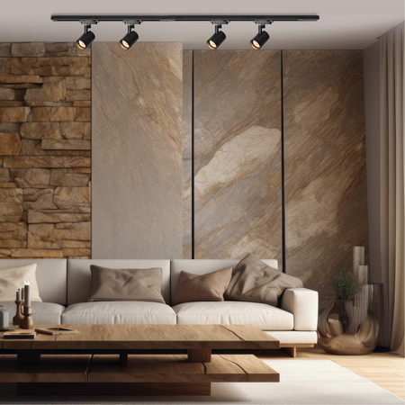 Milagro Zestaw Volf Track Czarny 4xGU10 1,5m ML0684 CZARNY