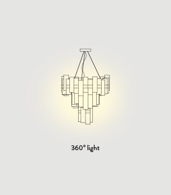 Lampa wisząca Slamp LAL87SOS0004LA000 La Lollo Lace