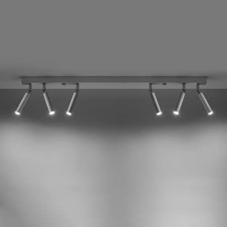 Sollux Lighting Plafon EYETECH 6 czarny SL.0901