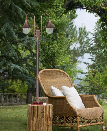 Lampa zewnętrzna BOSTON Kaja K-8127 CZARNY/ZŁOTY 