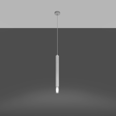 Sollux Lighting Lampa wisząca WEZYR 1 biała SL.0957