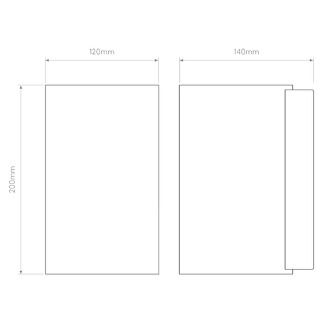 Kinkiet Astro Cyl 200 1186001 Mleczne Szkło
