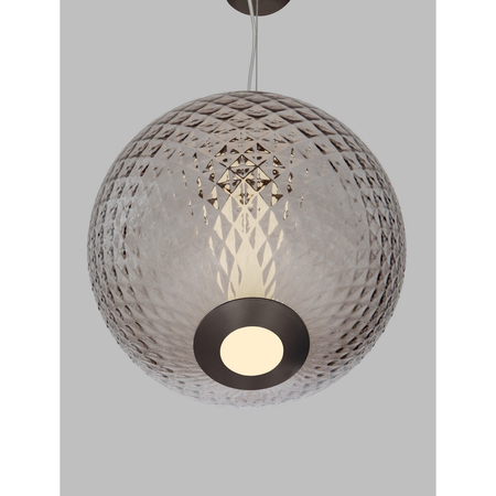 Lampa wisząca Luces Exclusivas CORVELA LE45174 szary i odcienie szarości, brązowy i odcienie brązu