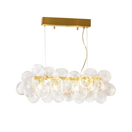 Lampa wisząca By Rydens Gross Bar mosiądz/przezroczysta 4200880-6509