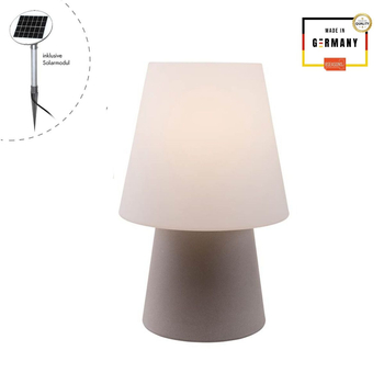 Lampa solarna No.1 zewnętrzna ogrodowa przenośna 2900K Biała ciepła 60cm, piaskowy 32529S