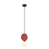 Lampa wisząca Italux PND-59779-1M-RED Czarny, czerwony