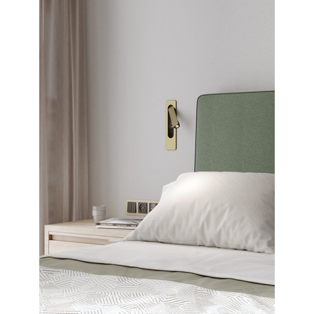 Kinkiet Astro Keta 1437021 Matowy Złoty