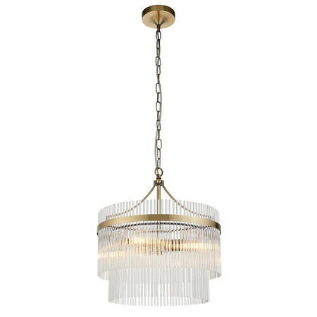 Endon Lighting Lampa wisząca 99167 mosiądz