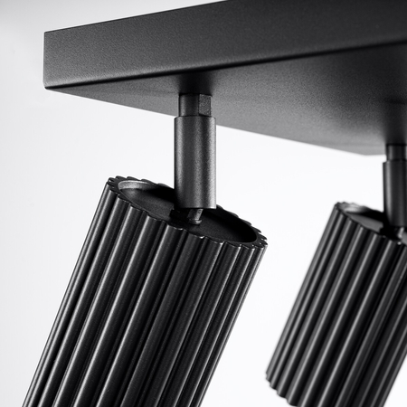 Sollux Lighting Plafon KARBON 4 czarny SL.1583