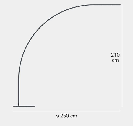 Lampa podłogowa LED Fontana Arte F414330200BIWL Yumi