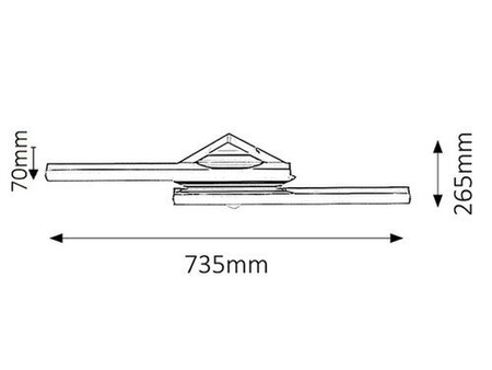 Lampa łazienkowa Rabalux Antonia 5895 chrom