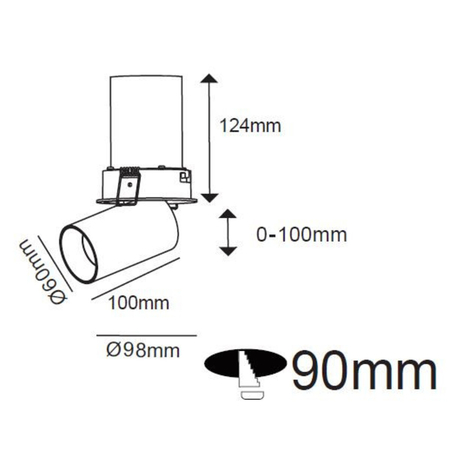 Light Prestige Reflektor Avila biały LED 3000K LP-0355 WH