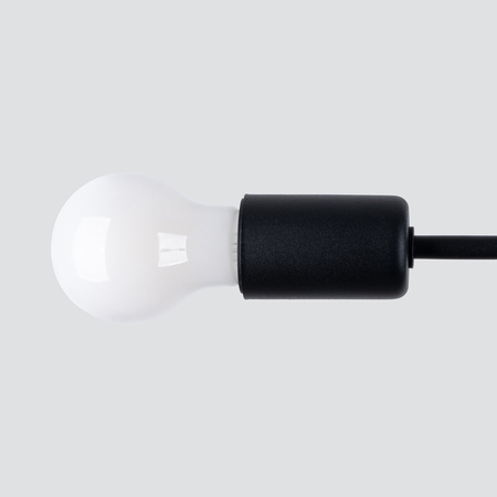 Sollux Lighting Żyrandol NORAH 3 czarny SL.1450