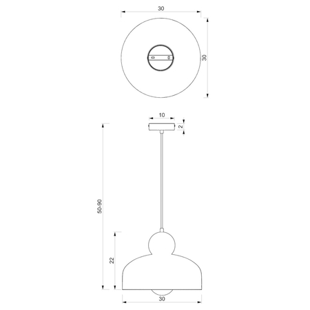 Milagro Lampa Wisząca HARALD GOLD/GREEN 1xE27 MLP7694 ZIELONY / ZŁOTY