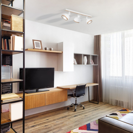 Milagro Lampa sufitowa Oval 3xE27 Biały MLP8651 BIAŁY