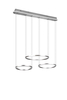 Lampa wisząca Trio 323610307 srebrny