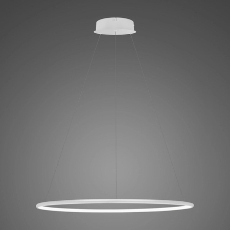 Lampa wisząca Ledowe Okręgi No.1 60cm 2700k biała ściemnialna