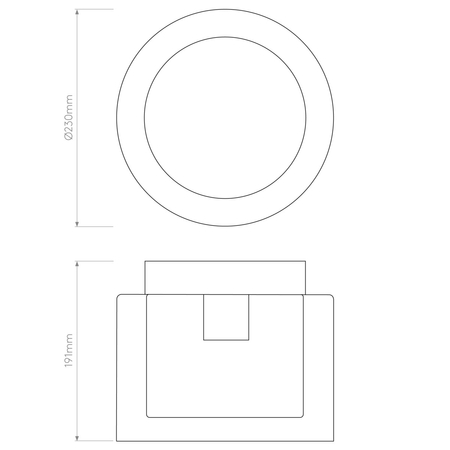 Lampa sufitowa Astro Arezzo ceiling 1049003 Polerowany Chrom