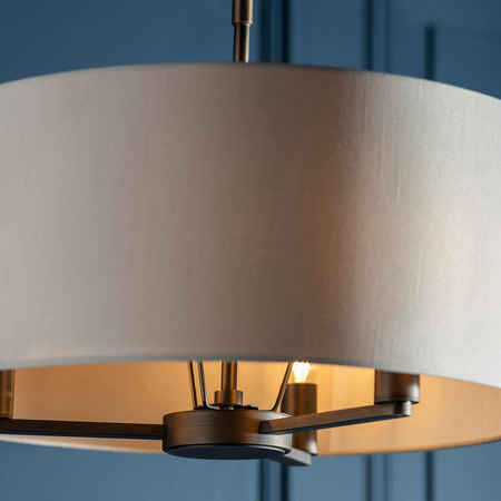 Endon Lighting Lampa wisząca 73015 brąz