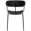 Krzesło JETT czarne - polipropylen, metal