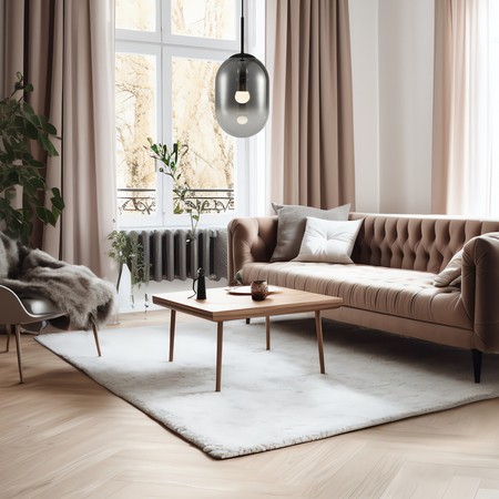 Milagro Lampa wisząca ALIAS BLACK 1xE14 fi 240 ML0323 CZARNY