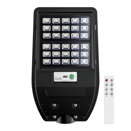 Eko-Light Latarnia Solarna Via 50W 500lm 6000K EKO9093 CZARNY