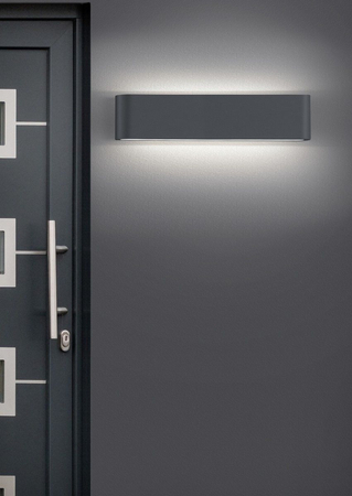 Kinkiet zewnętrzny Trio 226460242 grafitowy