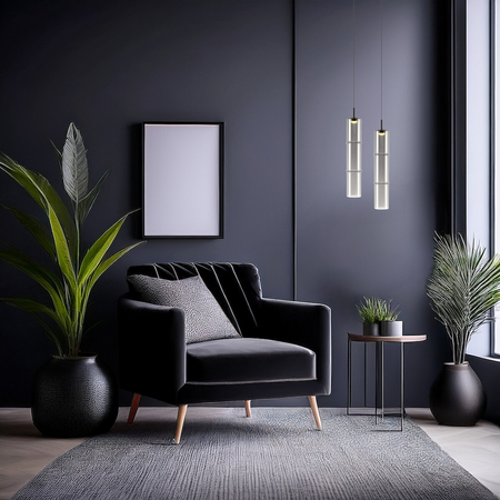 Milagro Lampa wisząca BATO Smoked 4W LED ML1396 CZARNY