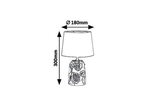 Lampa stołowa Rabalux Sonal 4549 czarny