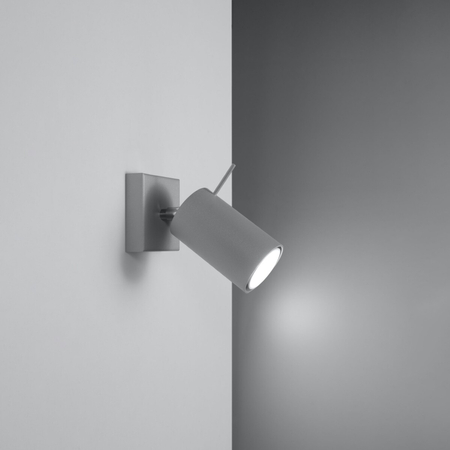 Sollux Lighting Kinkiet RING 1 szary SL.0449